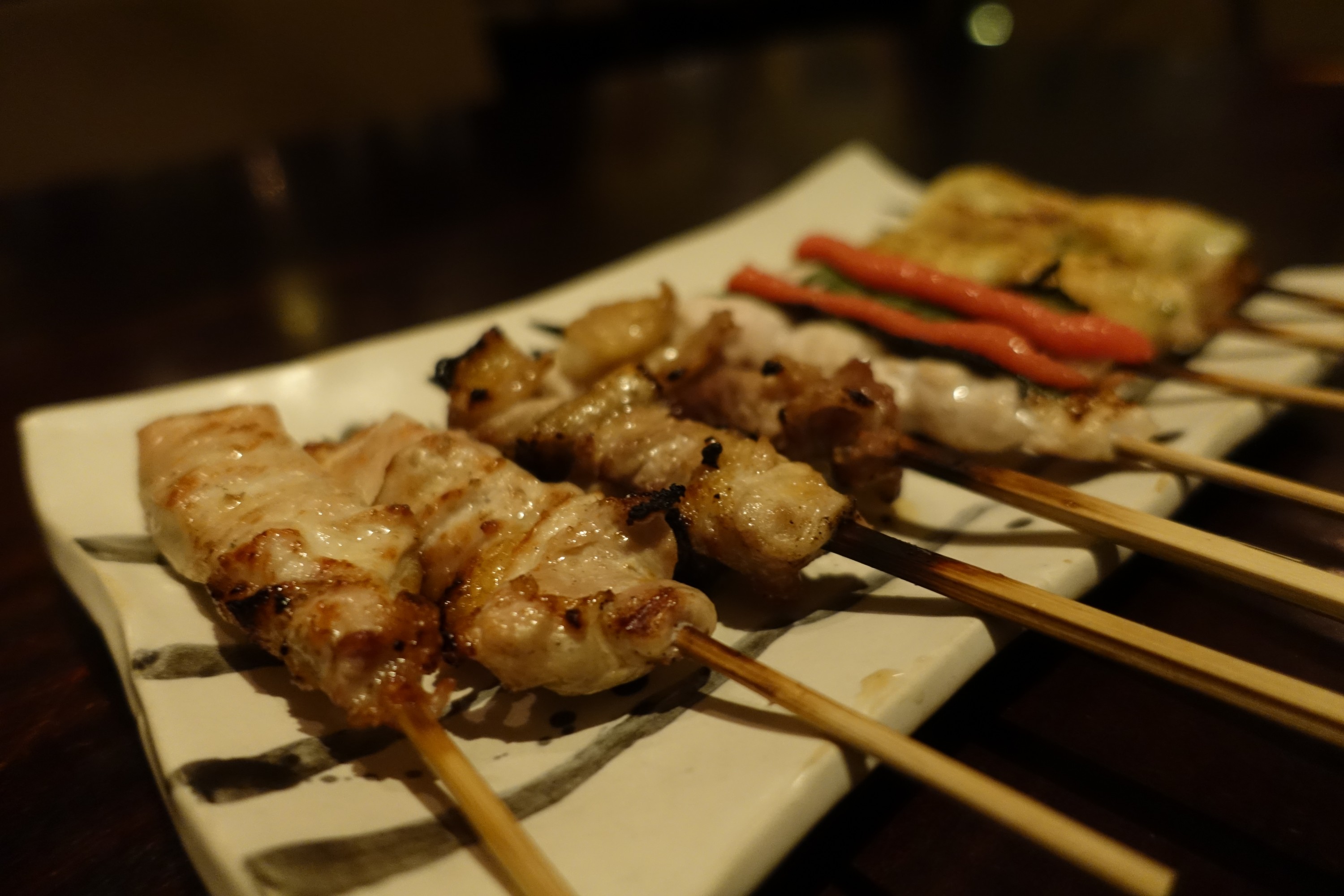 One of Japan's more popular dishes, yakitori.